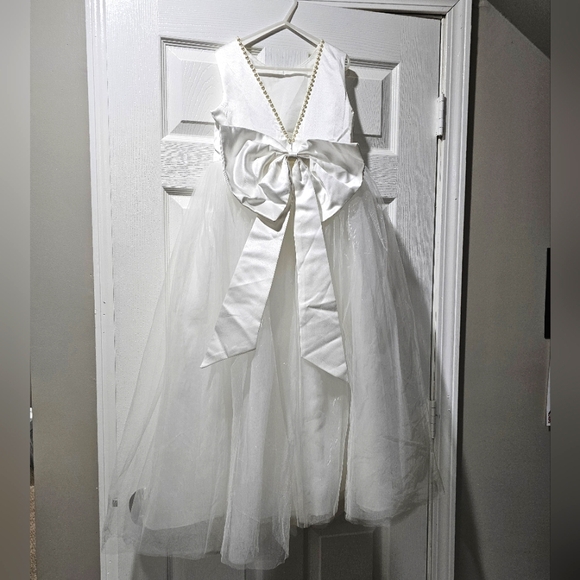 Flower Girl Wedding Dress Girls 8 - Picture 1 of 7